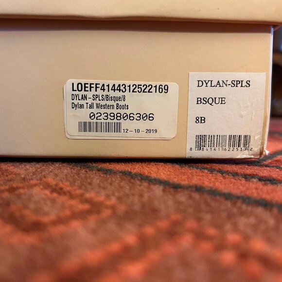 Loeffler Randall Dylan Western Suede Boots Bisque - Picture 9 of 9